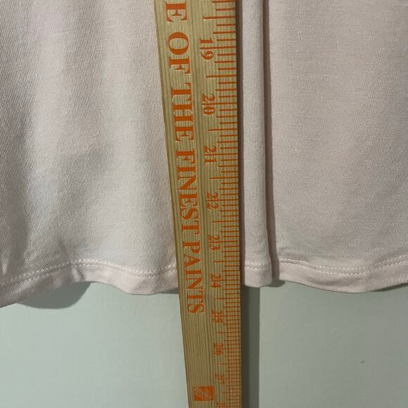 Athleta Women’s Cloudlight Open Back Tee Medium Blush Pink Athleisure Yoga Top - Picture 6 of 10